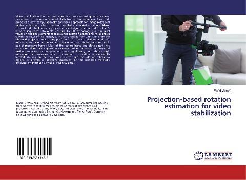 Projection-based rotation estimation for video stabilization