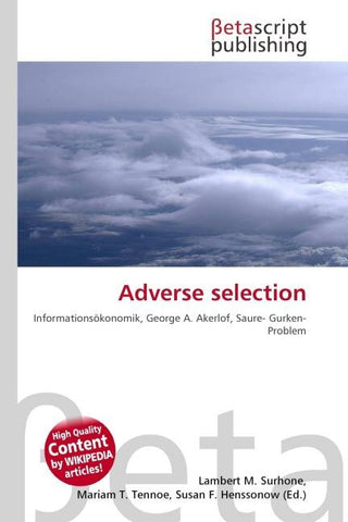 Adverse selection