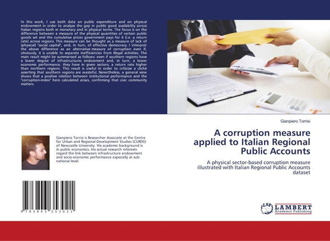 A corruption measure applied to Italian Regional Public Accounts