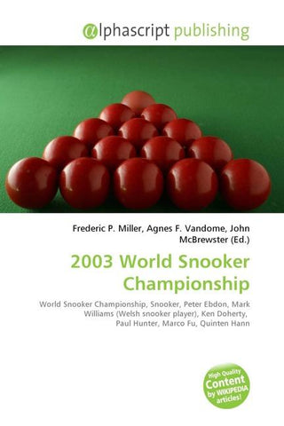 2003 World Snooker Championship