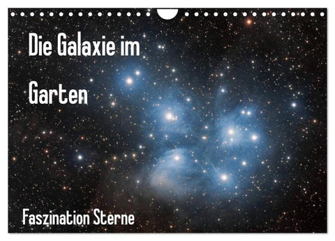 Die Galaxie im Garten (Wandkalender 2026 DIN A4 quer), CALVENDO Monatskalender