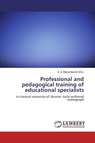 Professional and pedagogical training of educational specialists