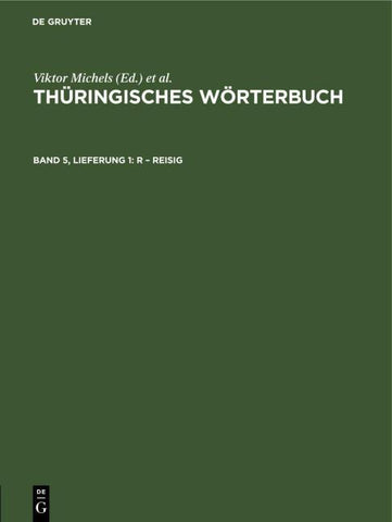 Thüringisches Wörterbuch / R – Reisig