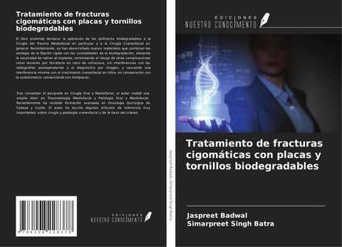 Tratamiento de fracturas cigomáticas con placas y tornillos biodegradables