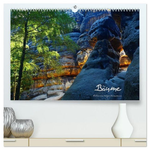 Bäume (hochwertiger Premium Wandkalender 2026 DIN A2 quer), Kunstdruck in Hochglanz