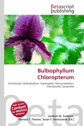 Bulbophyllum Chloropterum
