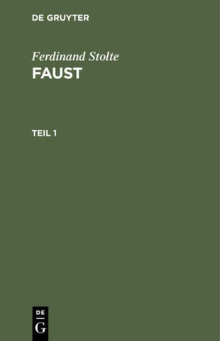 Faust. Teil 1
