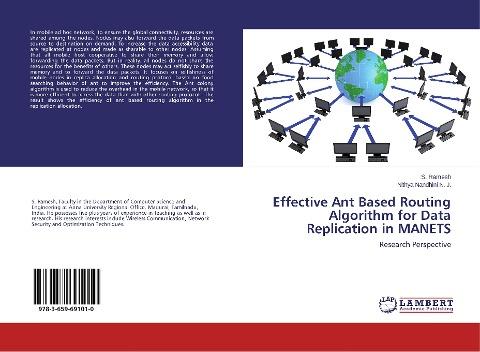 Effective Ant Based Routing Algorithm for Data Replication in MANETS