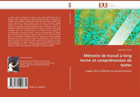 Mémoire de travail à long terme et compréhension de textes