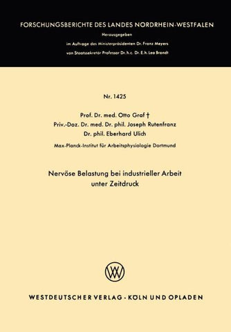Nervöse Belastung bei industrieller Arbeit unter Zeitdruck