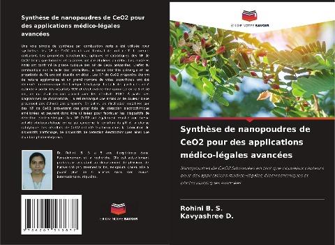 Synthèse de nanopoudres de CeO2 pour des applications médico-légales avancées