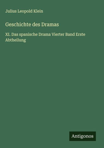 Geschichte des Dramas