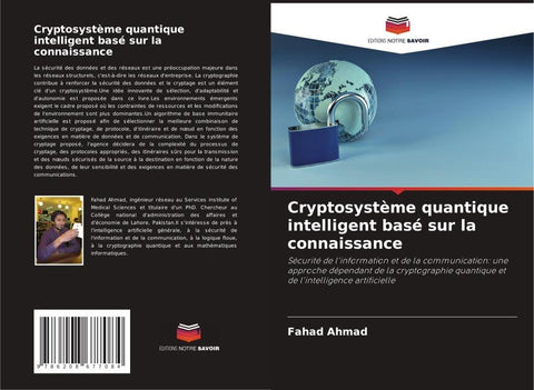 Cryptosystème quantique intelligent basé sur la connaissance
