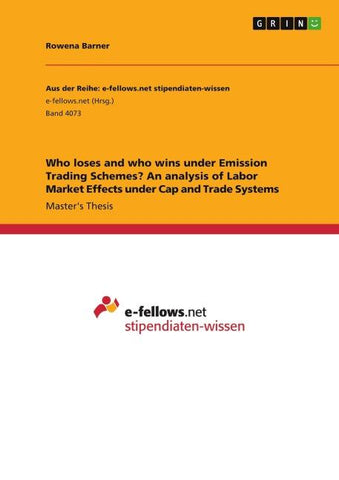 Who loses and who wins under Emission Trading Schemes? An analysis of Labor Market Effects under Cap and Trade Systems