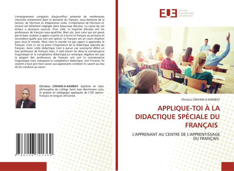 APPLIQUE-TOI À LA DIDACTIQUE SPÉCIALE DU FRANÇAIS