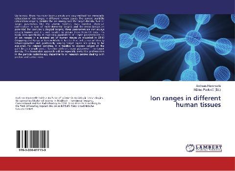 Ion ranges in different human tissues