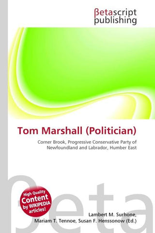 Tom Marshall (Politician)