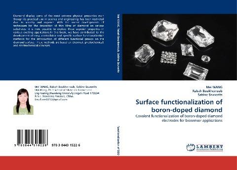 Surface functionalization of boron-doped diamond