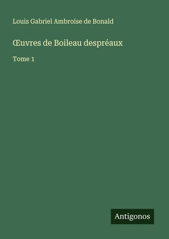 ¿uvres de Boileau despréaux