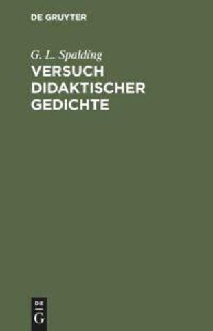 Versuch didaktischer Gedichte