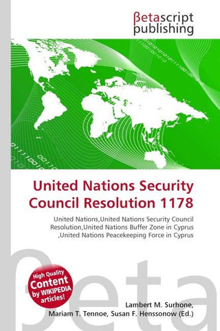 United Nations Security Council Resolution 1178