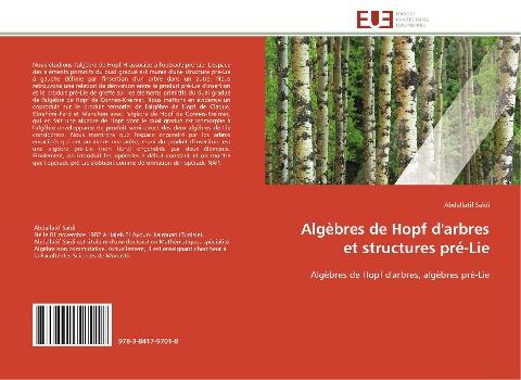 Algèbres de Hopf d'arbres et structures pré-Lie