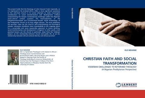 CHRISTIAN FAITH AND SOCIAL TRANSFORMATION