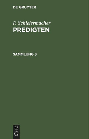 Predigten. Sammlung 3