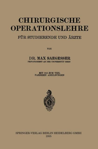 Chirurgische Operationslehre