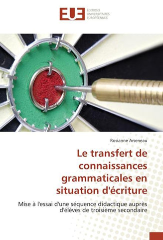 Le transfert de connaissances grammaticales en situation d'écriture