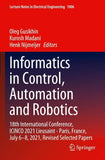 Informatics in Control, Automation and Robotics