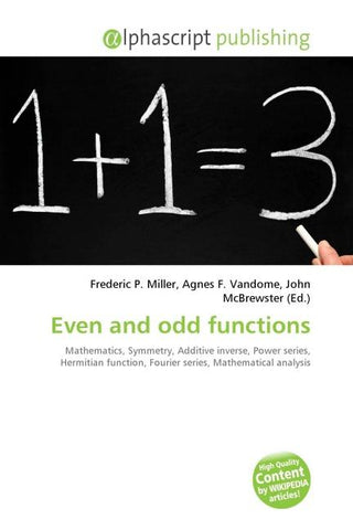 Even and odd functions