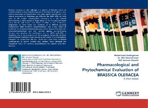 Pharmacological and Phytochemical Evaluation of BRASSICA OLERACEA