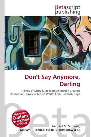 Don't Say Anymore, Darling