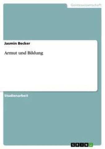 Armut und Bildung