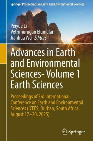Advances in Earth and Environmental Sciences- Volume 1 Earth Sciences