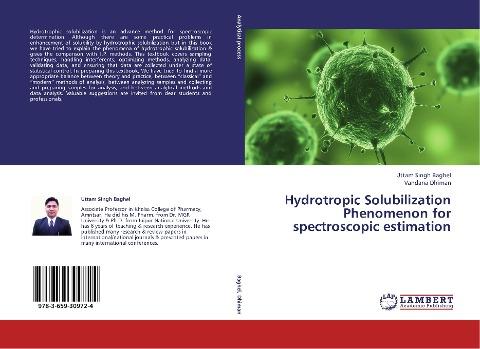 Hydrotropic Solubilization Phenomenon for spectroscopic estimation