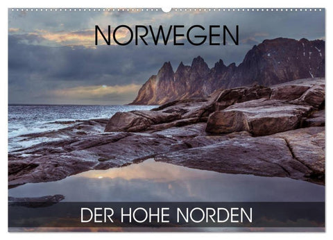 Norwegen - der hohe Norden (Wandkalender 2026 DIN A2 quer), CALVENDO Monatskalender