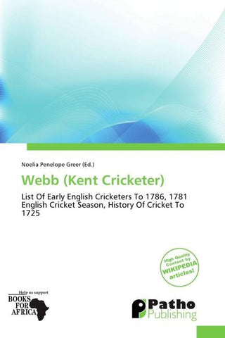 Webb (Kent Cricketer)