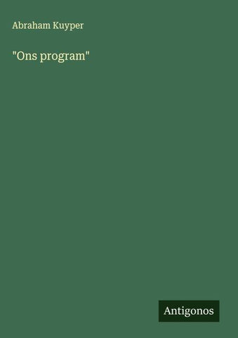 "Ons program"