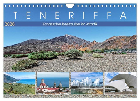 TENERIFFA Kanarischer Inselzauber im Atlantik (Wandkalender 2026 DIN A4 quer), CALVENDO Monatskalender