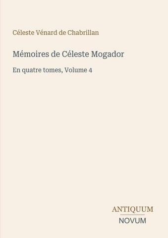 Mémoires de Céleste Mogador
