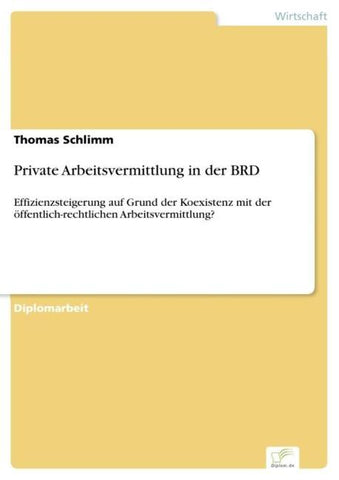 Private Arbeitsvermittlung in der BRD