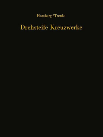 Drehsteife Kreuzwerke