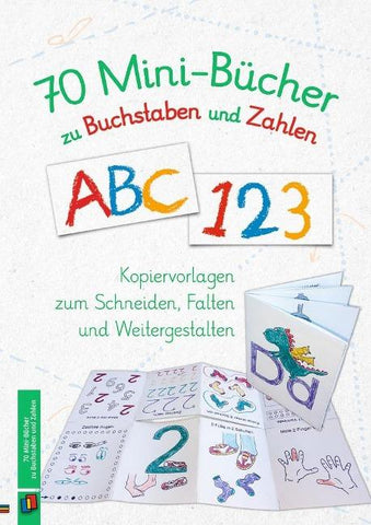 70 Mini-Bücher zu Buchstaben und Zahlen