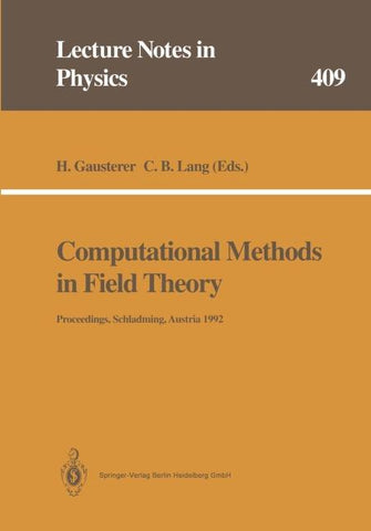 Computational Methods in Field Theory