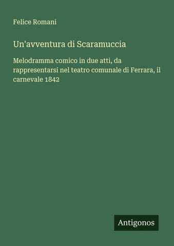 Un'avventura di Scaramuccia