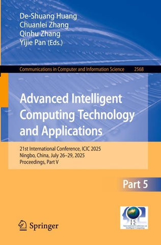 Advanced Intelligent Computing Technology and Applications