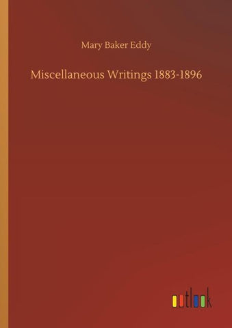 Miscellaneous Writings 1883-1896