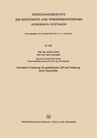 Konvektive Trocknung mit gasbeheizter Luft und Trocknung durch Gasstrahler